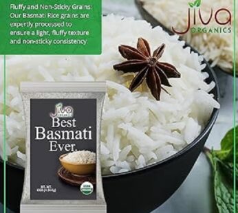 Jiva Organic Basmati Rice 10lb