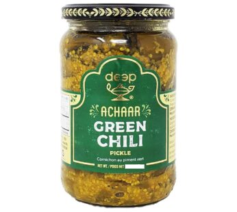 Deep Green Chili Pickle 283g