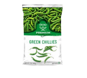 DEEP GREEN CHILLIES 340G