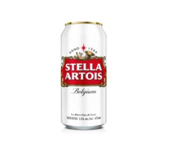 STELLA ARTOIS 473ML BEER CAN
