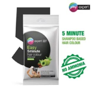 GODREJ EXPERT HAIR DYE SHAMPOO NATURAL BLACK 18ML