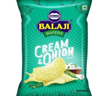 BALAJI CRAEM ONION CHIPS 150G